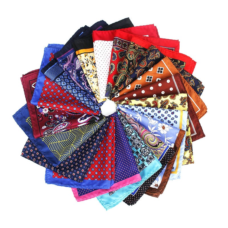 Pocket Square Set - New Fashion Men Handkerchief Pocket Square