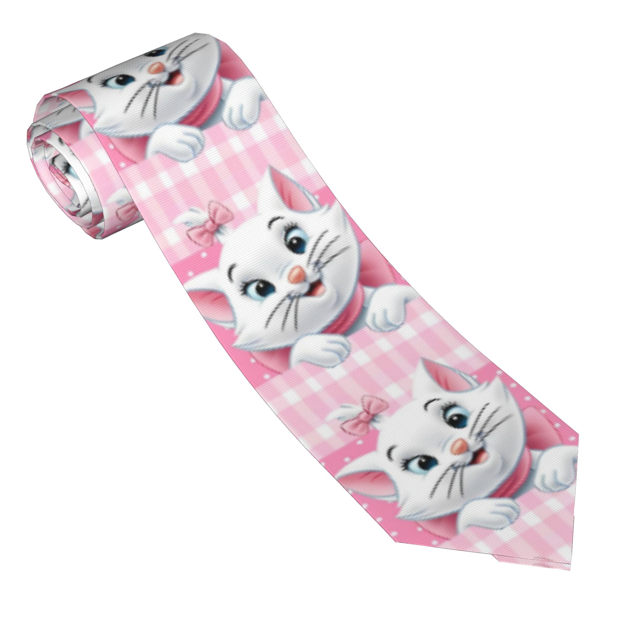 Skinny Tie Men - Neckties Aristocats Maries Cats Unisex Skinny