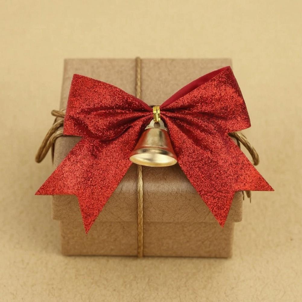 2 Pcs Christmas Bows with Bell - Bow Tie Pre Tied 评论和价格