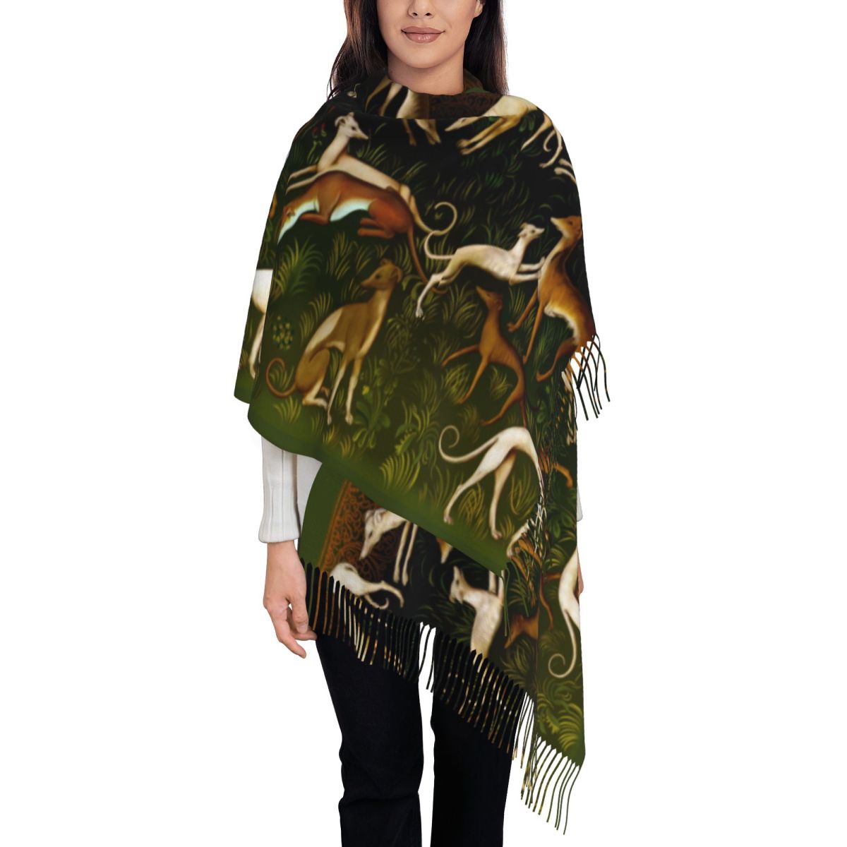 Greyhounds Shawl Wrap Women Wi - Pashmina Wrap Large 评论和价格
