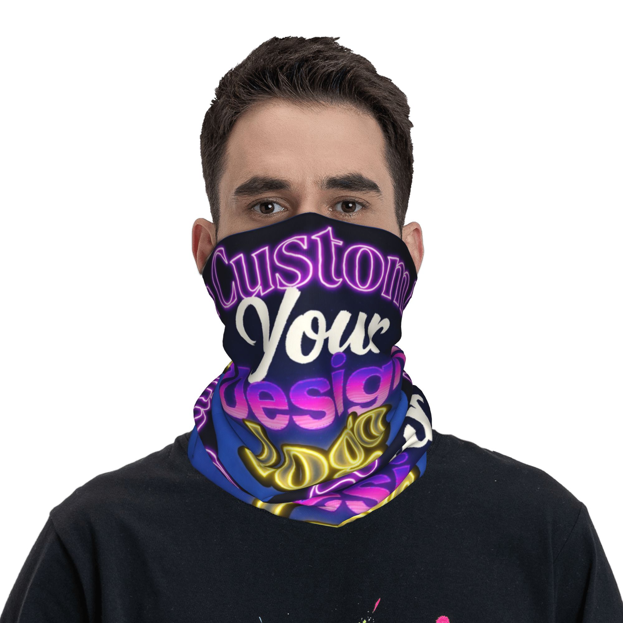 Custom Custom Your Design Logo - Neck Warmer Tube 评论和价格