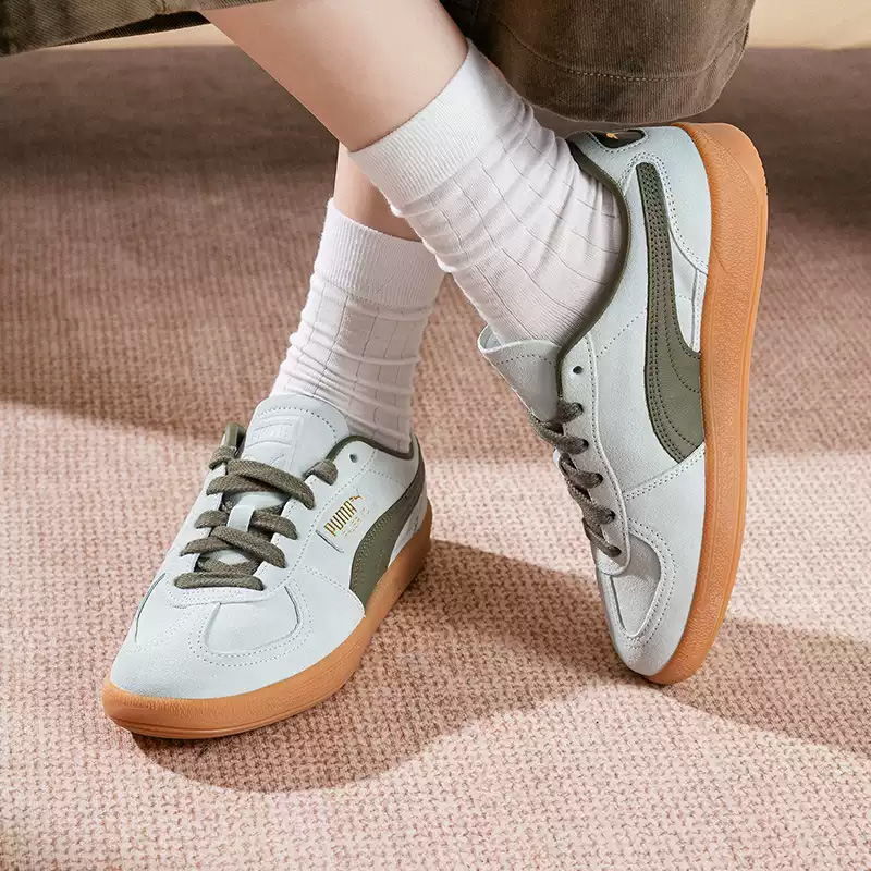 PUMA  Classic Green Suede Pale - Puma Shoes Suede Classic 评论和价格
