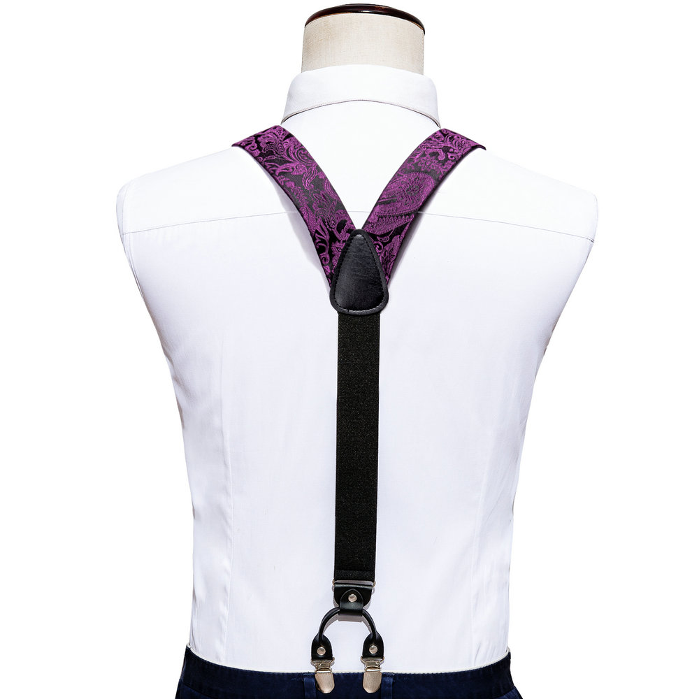 Suspenders For Men's Pants Exq - Bow Tie Pre Tied 评论和价格