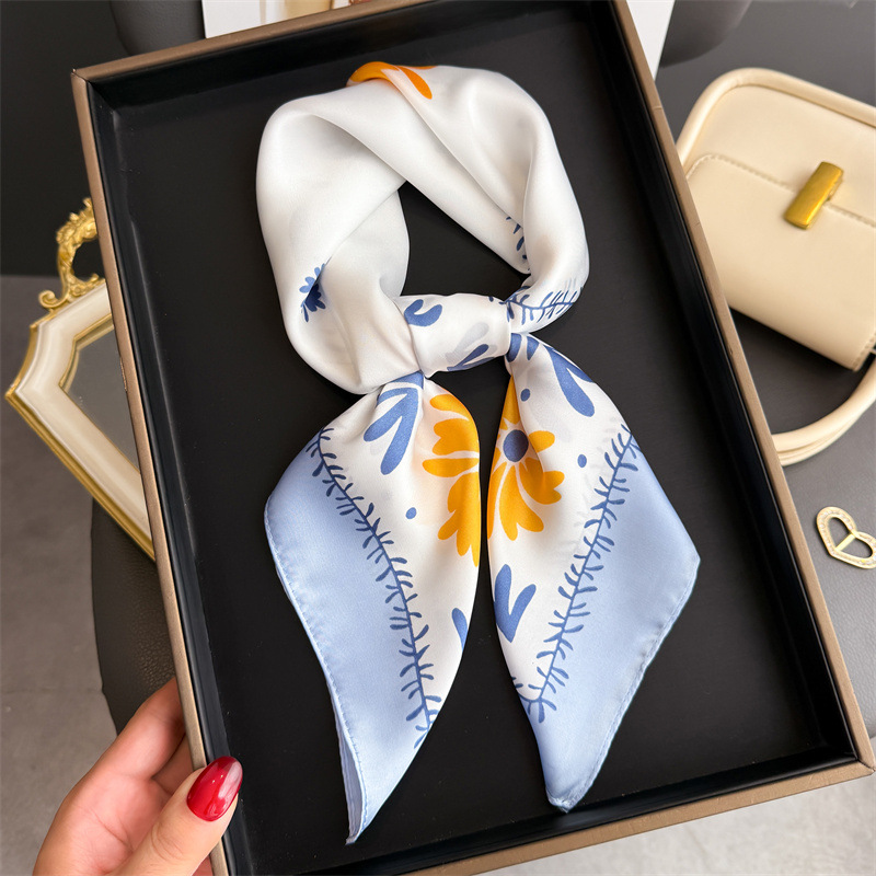 1Pc new printed fashion silk s - Silk Neck Scarf 评论和价格