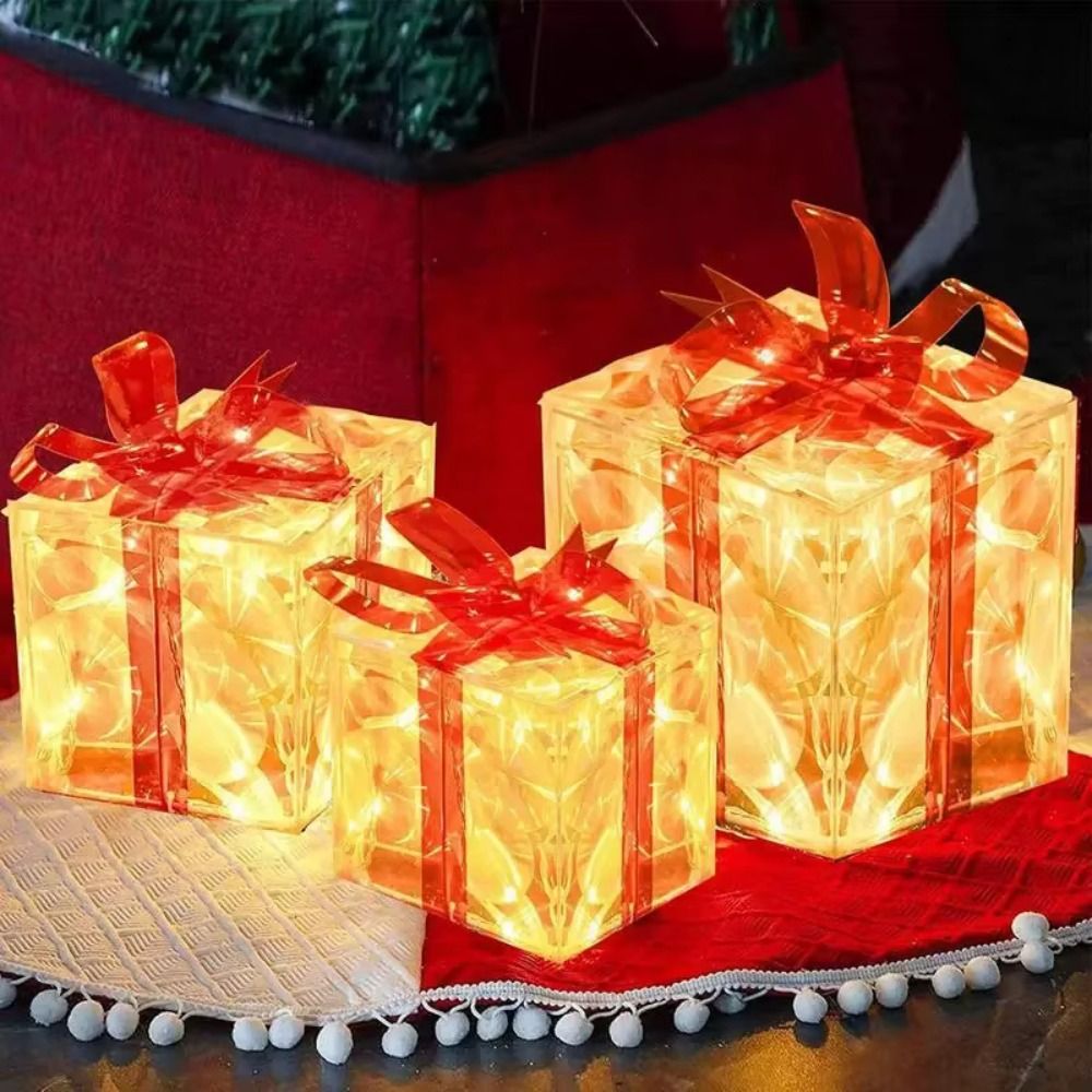 With Bow Christmas Gift Boxes  - Bow Tie Pre Tied 评论和价格