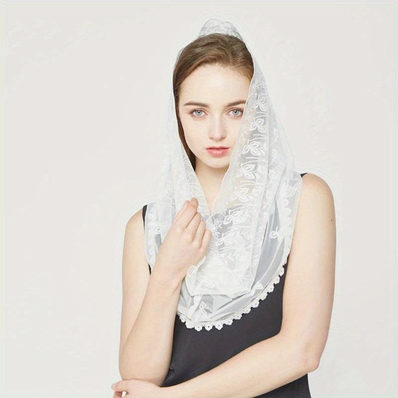 Women Chapel Veils Lady Mantil - Infinity Scarf Knit 评论和价格