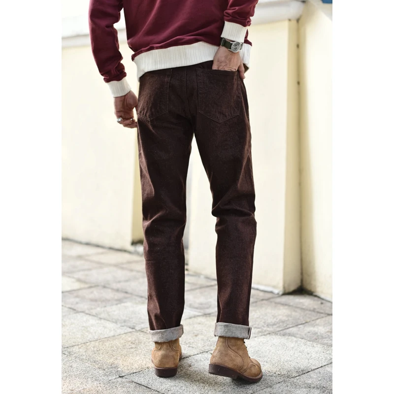 Saucezhan Men Jeans Brown Jean - Levis Jeans 501 评论和价格