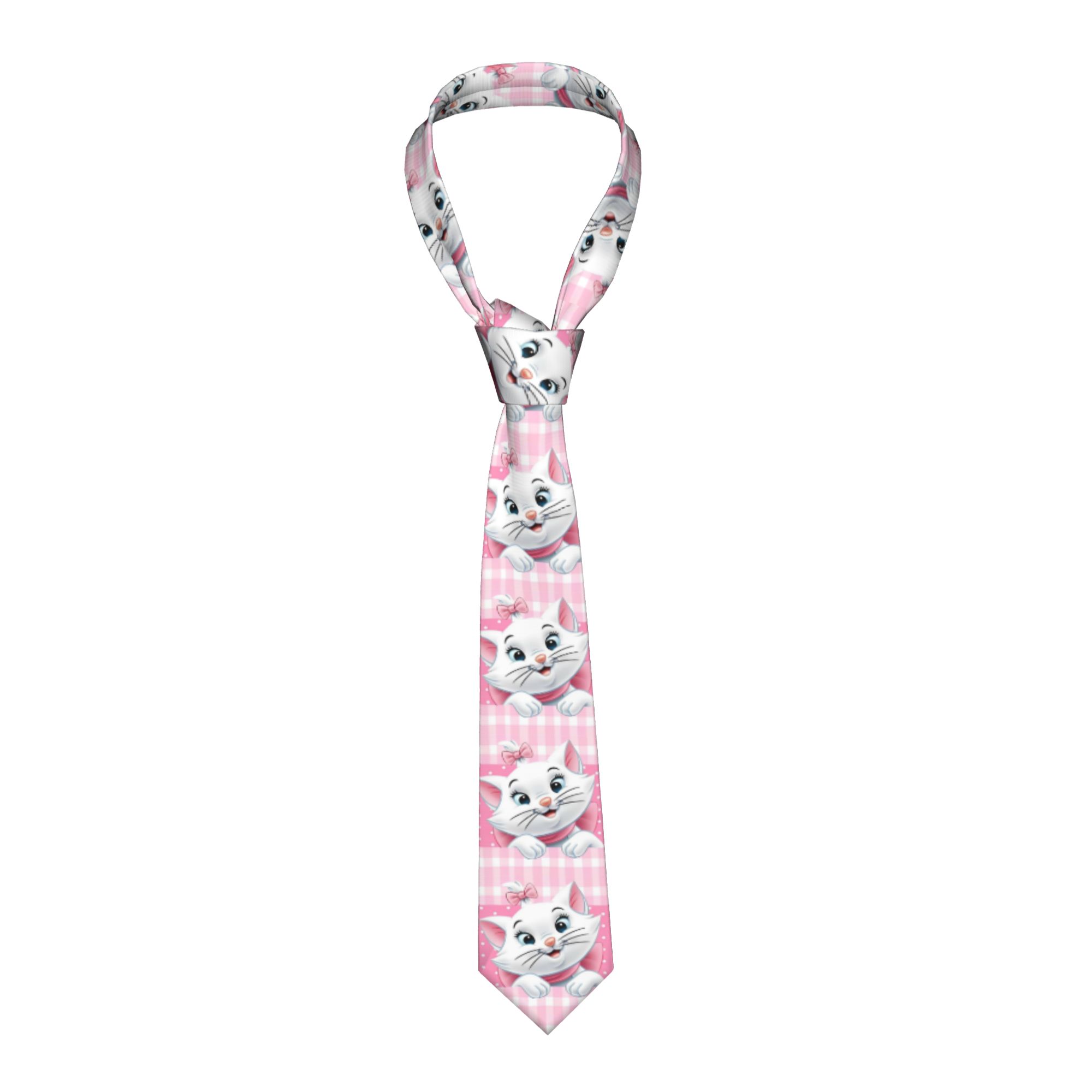 Neckties Aristocats Maries Cat - Skinny Tie Men 评论和价格