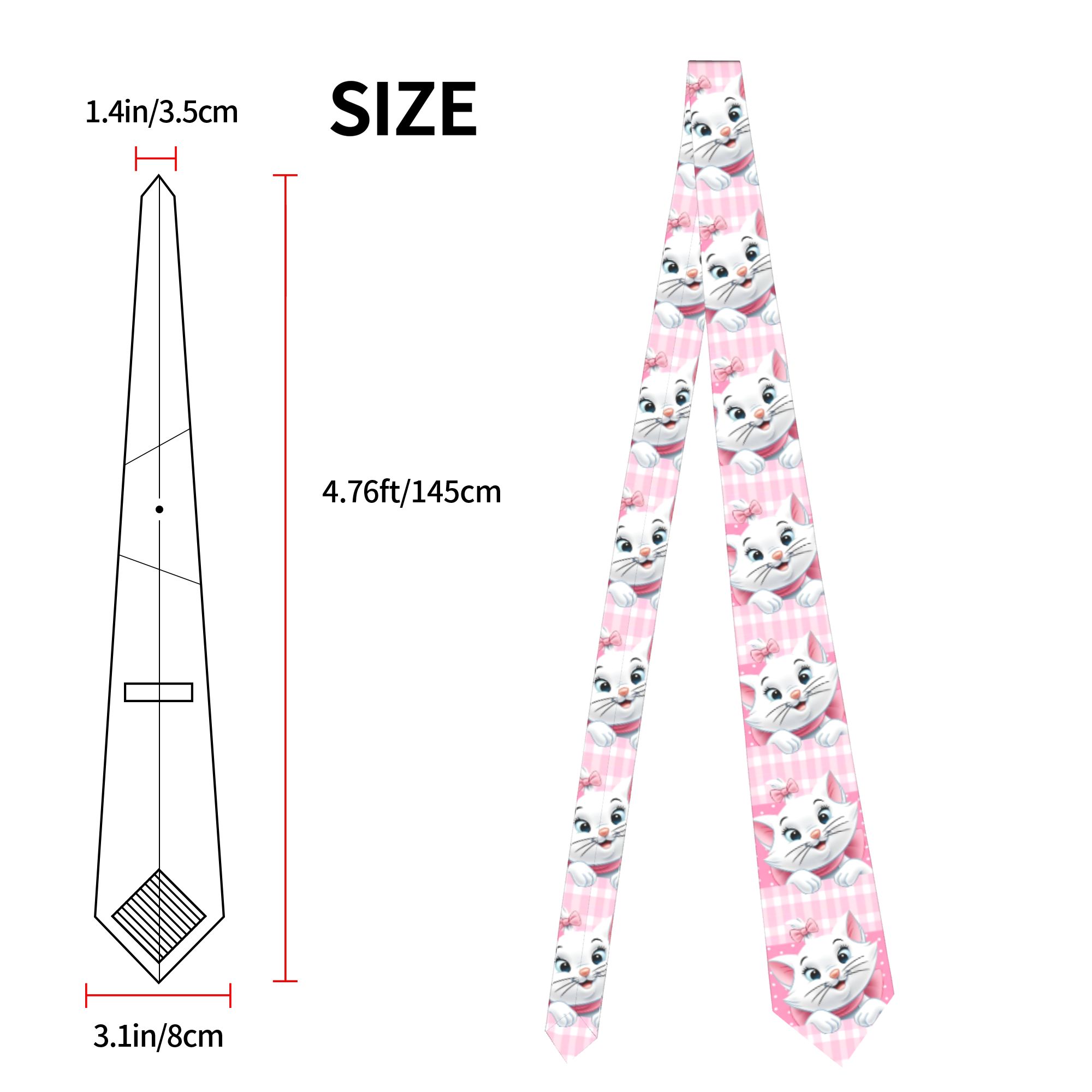 Neckties Aristocats Maries Cat - Skinny Tie Men 评论和价格