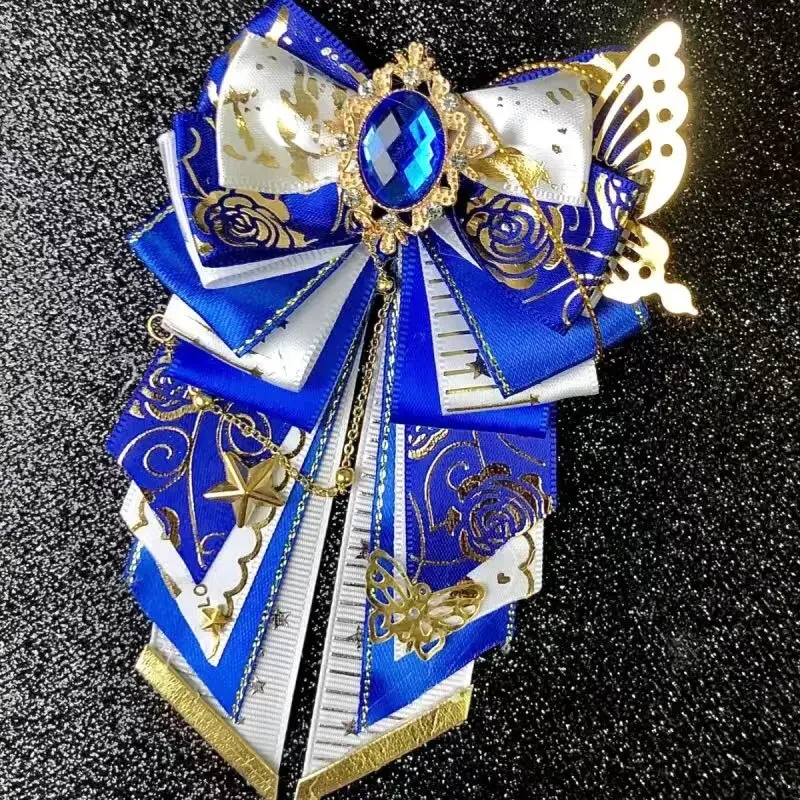 Vintage Lolita Luxury Bow Musi - Tie Bar Set Gift 评论和价格