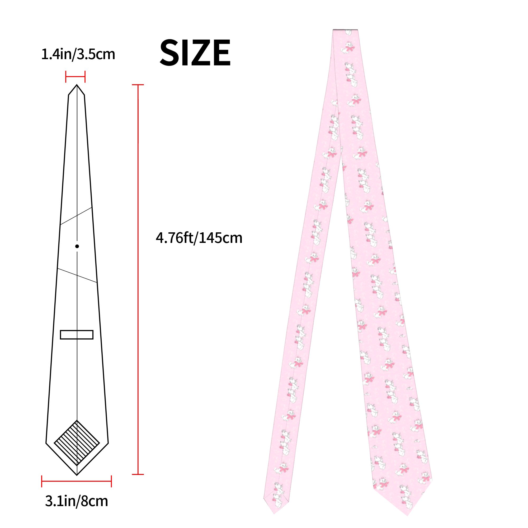 Neckties Aristocats Maries Cat - Skinny Tie Men 评论和价格