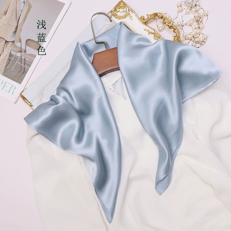 Spring & Summer Solid Color Mu - Silk Neck Scarf 评论和价格