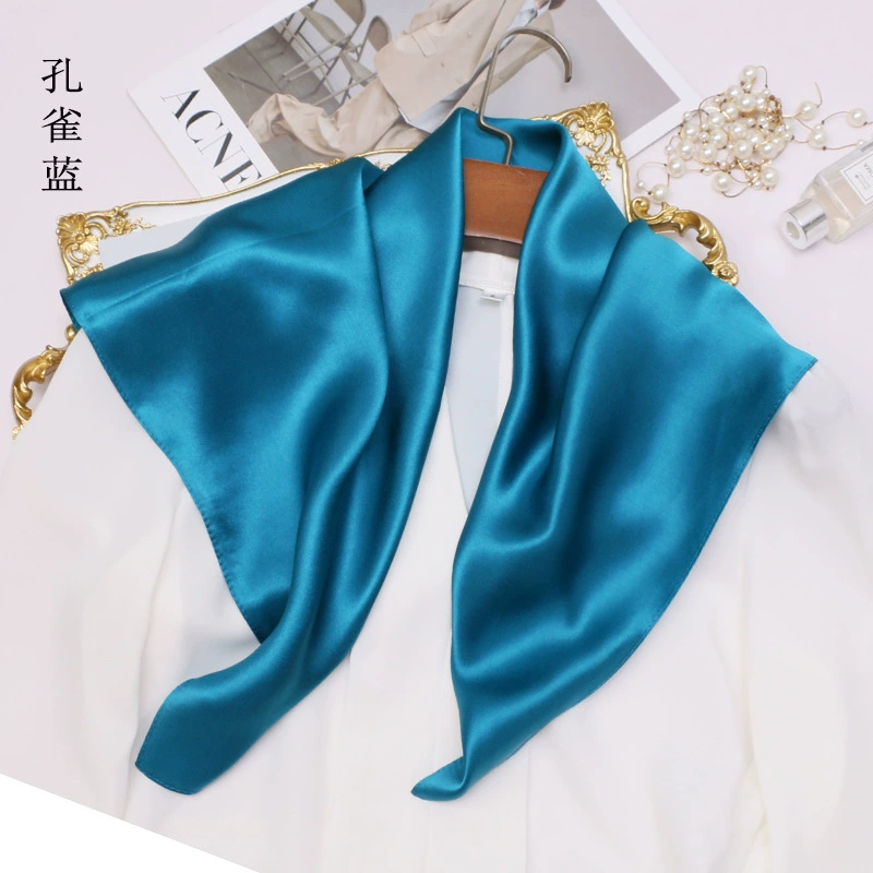 Spring & Summer Solid Color Mu - Silk Neck Scarf 评论和价格